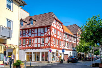 Fototapeta na wymiar Altstadt, Lich, Hessen, Deutschland 