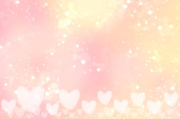 Valentine's and Mother's day heart background illustration