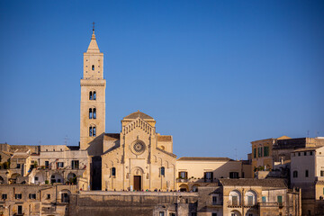 Fototapeta na wymiar Matera in Italy - one of the most beautiful Italian cities - travel photography