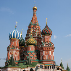 Fototapeta na wymiar St Basil Cathedral, Red Square, Moscow, Russia