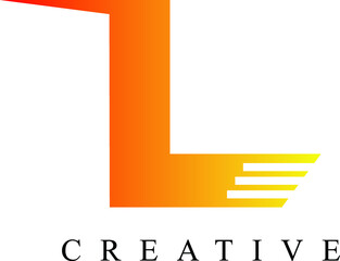 L letter Logo design. Letter Logo Design Template.