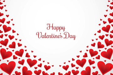 Lovely beautiful romantic hearts card background