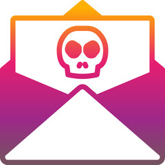 blackmail gradient icon