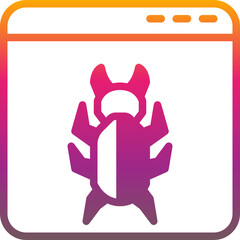 virus gradient icon