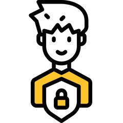 user one color icon