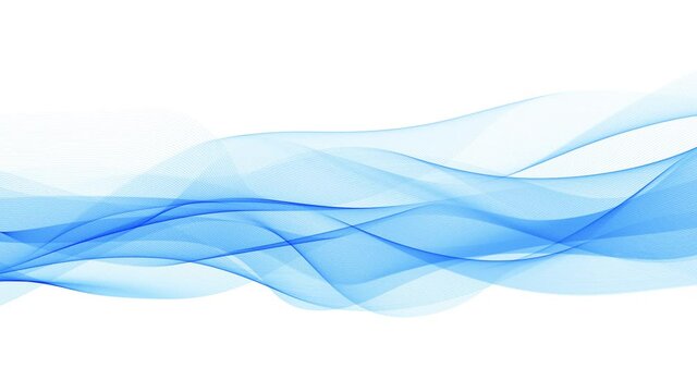 Abstract blue lines loop background