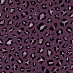 Rose Gold Leopard Seamless Repeat Pattern