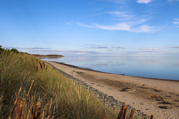 Dune landscape in List at the island Sylt