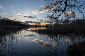 Sonnenuntergang am Kühnauer See - Sachsen-Anhalt
