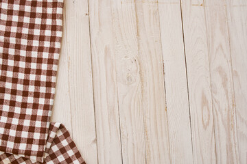 tablecloth on wooden table texture decoration kitchen top view