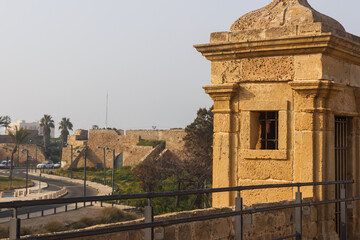 Obraz premium Walls and structures on the territory of the Akko fortress