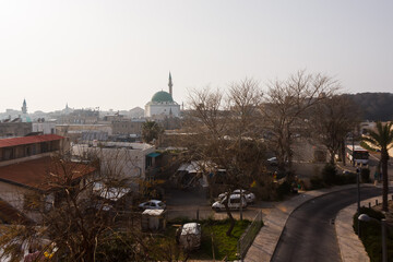 Fototapeta premium The territory of the fortress and the city of Akko