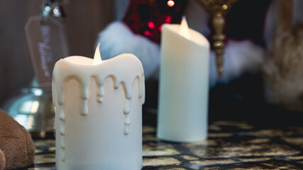 candles in church