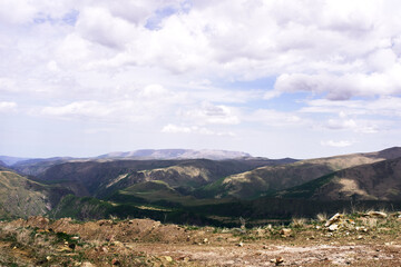 Fototapeta premium mountains nature clouds landscape fresh air travel