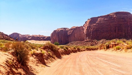 Rocks in Monument Valley, Wild West USA