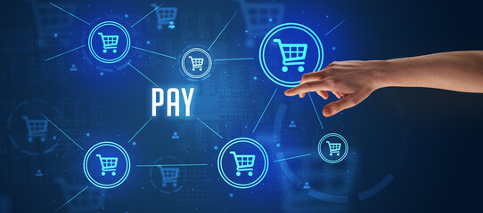 Close-Up of cropped hand pointing