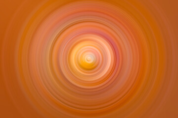Saturated orange rotating radial blur