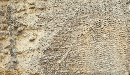 Naklejka premium Texture of brick wall and concrete blocks. Samples of stone plates stacked evenly in a row.