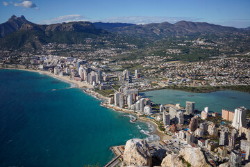 view of the city of Calpe