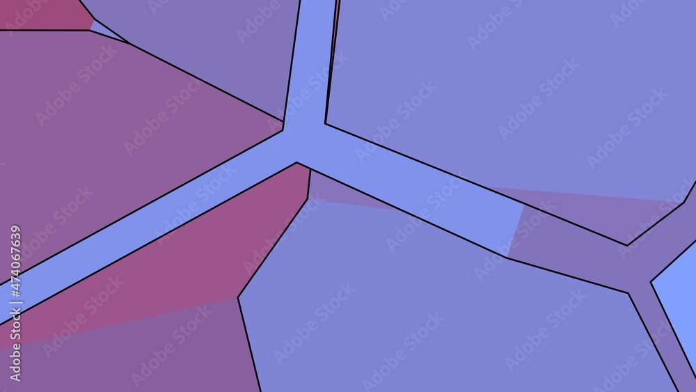 Poster abstract background of lines and polygons.