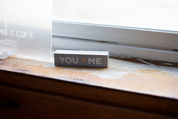 you and me sign