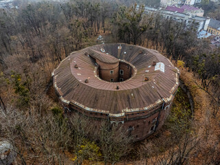 Old fortress circle castle architecture tower