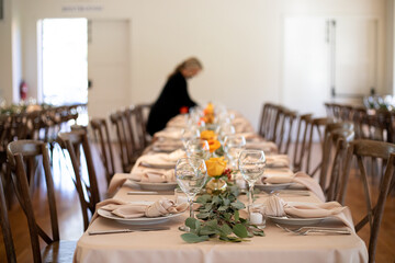 wedding table setting