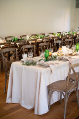 wedding table setting