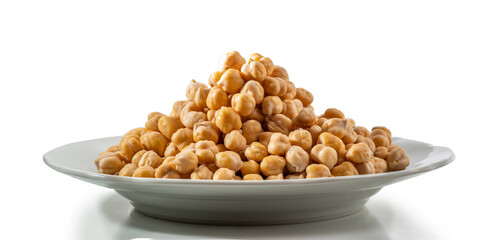 Chickpea or chick pea Cicer arietinum annual legume for cooking hummus. Garbanzo beans seeds for nutrient-dense healthy vegetarian food