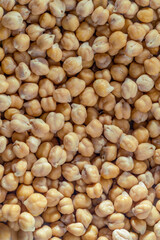 Chickpea or chick pea Cicer arietinum annual legume for cooking hummus. Garbanzo beans seeds for nutrient-dense healthy vegetarian food