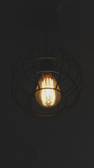 Fototapeta na wymiar lamp on the wall