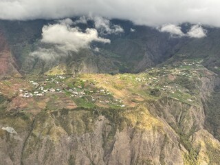 Panorama de montagne, Ile de la réunion, piton des neiges