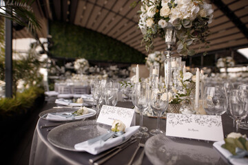 restaurant and wedding decoration