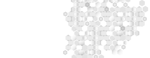 Fototapeta premium Illustration of hexagon pattern. Vector abstract pattern with hexagon shapes