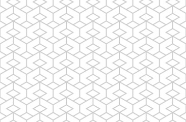 The geometric pattern with lines. Seamless vector background. White and gray texture. Graphic modern pattern. Simple lattice graphic design.