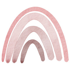 Arco iris rosa degrade