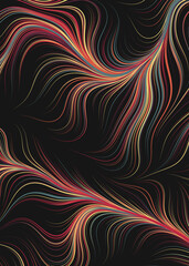 Abstract Perlin Noise Geometric Pattern generative computational art illustration