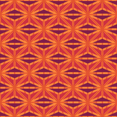 Fototapeta premium Asanoha seamless surface pattern. Traditional japanese print with hemp leaf motif. Classic oriental ornament