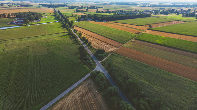bird's eye view of the crossroads