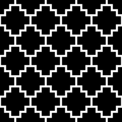 Inca crosses seamless pattern. Ethnic ornament. Folk background. Geometric wallpaper. Grid image. Tribal motif. Ancient mosaic. Digital paper, web design, textile print, abstract. Vector work