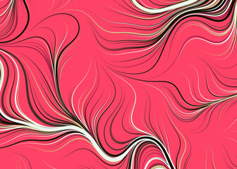 Fototapeta premium Abstract Perlin Noise Geometric Pattern generative computational art illustration