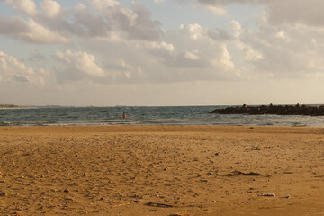 Coastline of Haifa. Carmel beach
