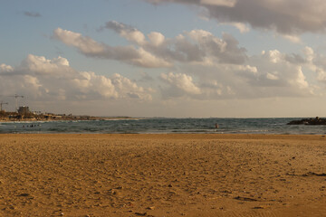 Coastline of Haifa. Carmel beach