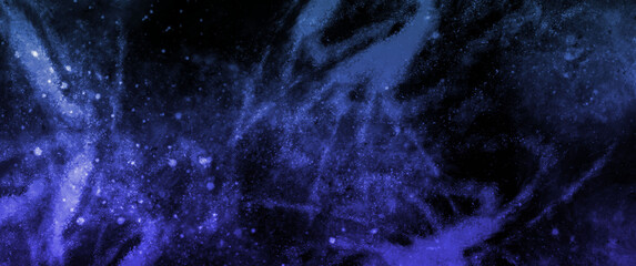 abstract space, colorful nebula, stars and sky