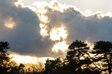 Gods Face appears in clouds - stock photo.jpg
