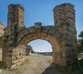 San Lazaro aqueduct roman remains, Merida, Spain