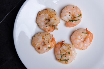 Cooked shrimp
