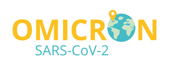 Omicron New SARS Mutation Variant B.1.1.529 Concept. Public Health Risk. Fight Against Coronavirus