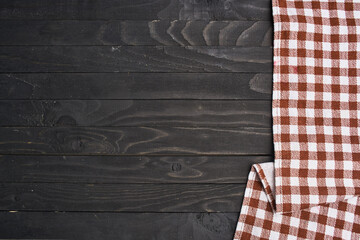 tablecloth dark wooden background kitchen textiles texture