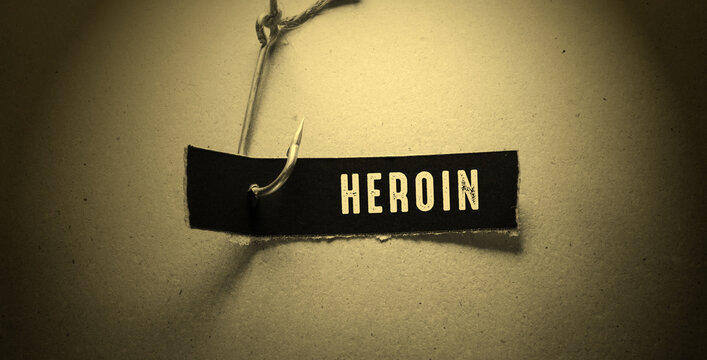 Words with heroin Concept idea